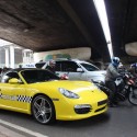 Ferrari and Porsche taxi service in Indonesia.