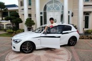Muhammad with his new BMW series 1
